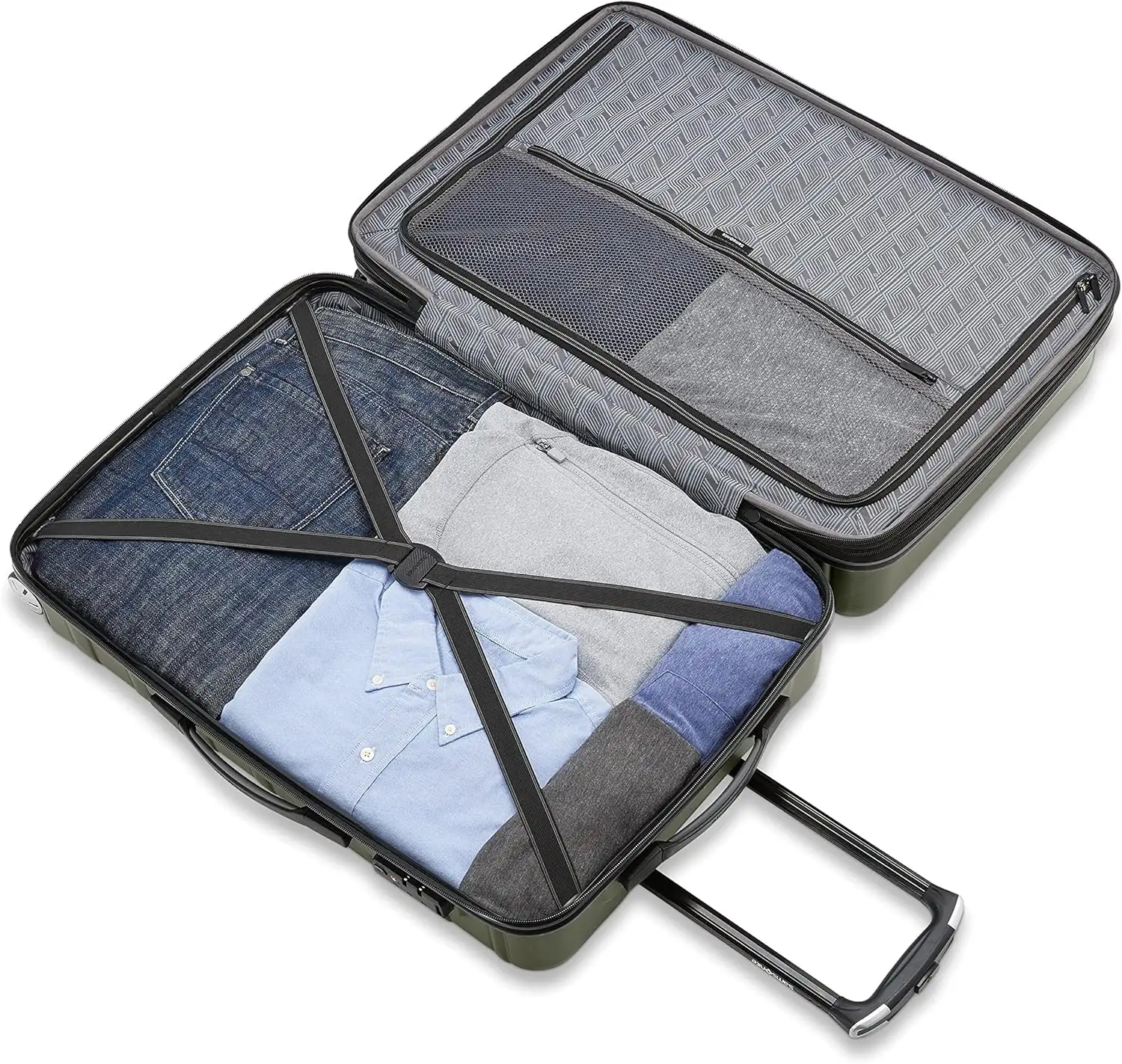 Samsonite Omni 2 Hardside Expandable Luggage with Vita Olive, 2-Piece Set (Carry-onMedium) - 91qk7pXYp9L._AC_SL1500_
